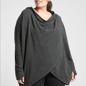 Athleta Purana wrap sweatshirt